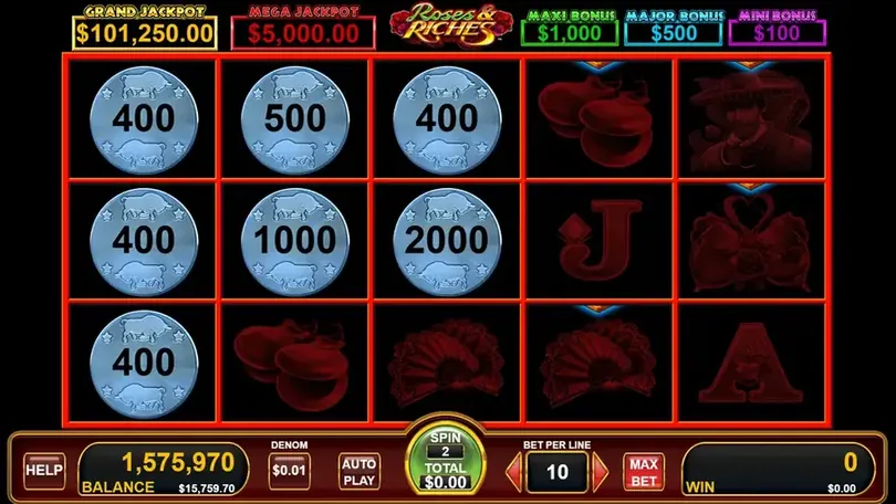 All 15 positions filled on the Bull Rush board for the Grand Jackpot
