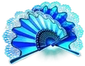 Blue hand fan symbol on the reels