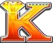 King card symbol on the Bull Rush reels